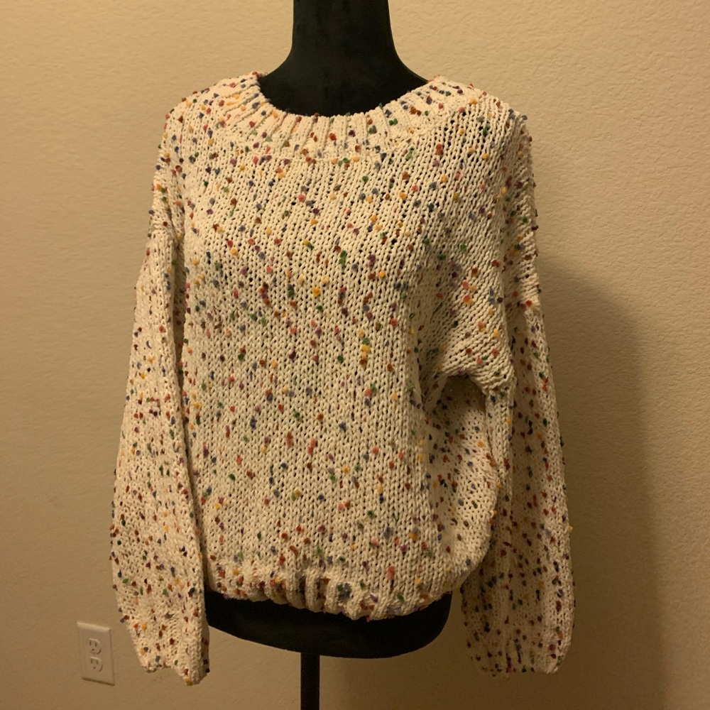 Multicolor Casual Knit Pullover. - image 1